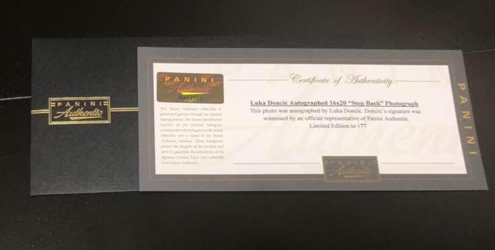 Luka Doncic Auto Panini ドンチッチ 直筆サイン NBA
