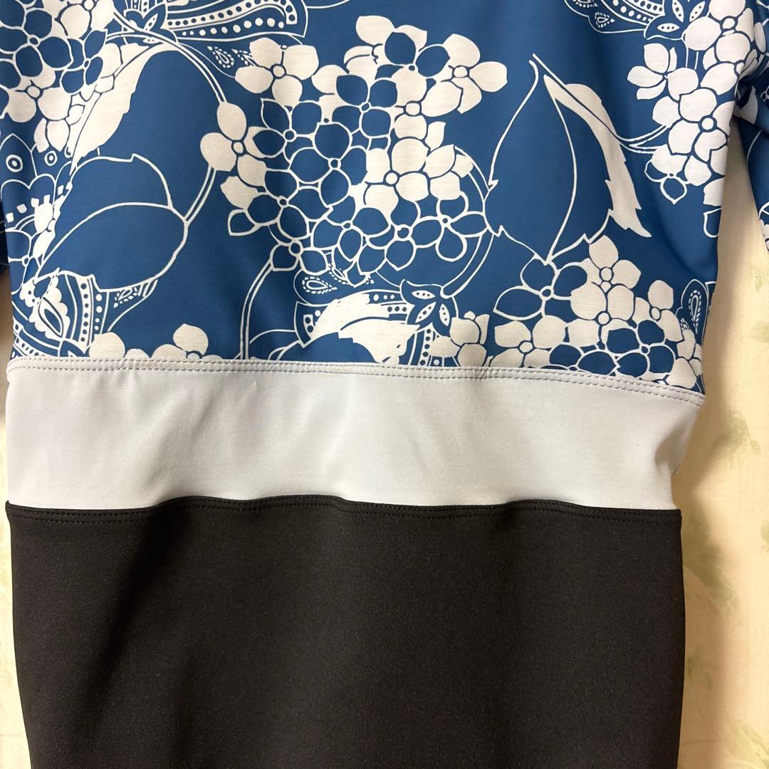 エコビッチビーチスタイル ラッシュ素材ワンピース