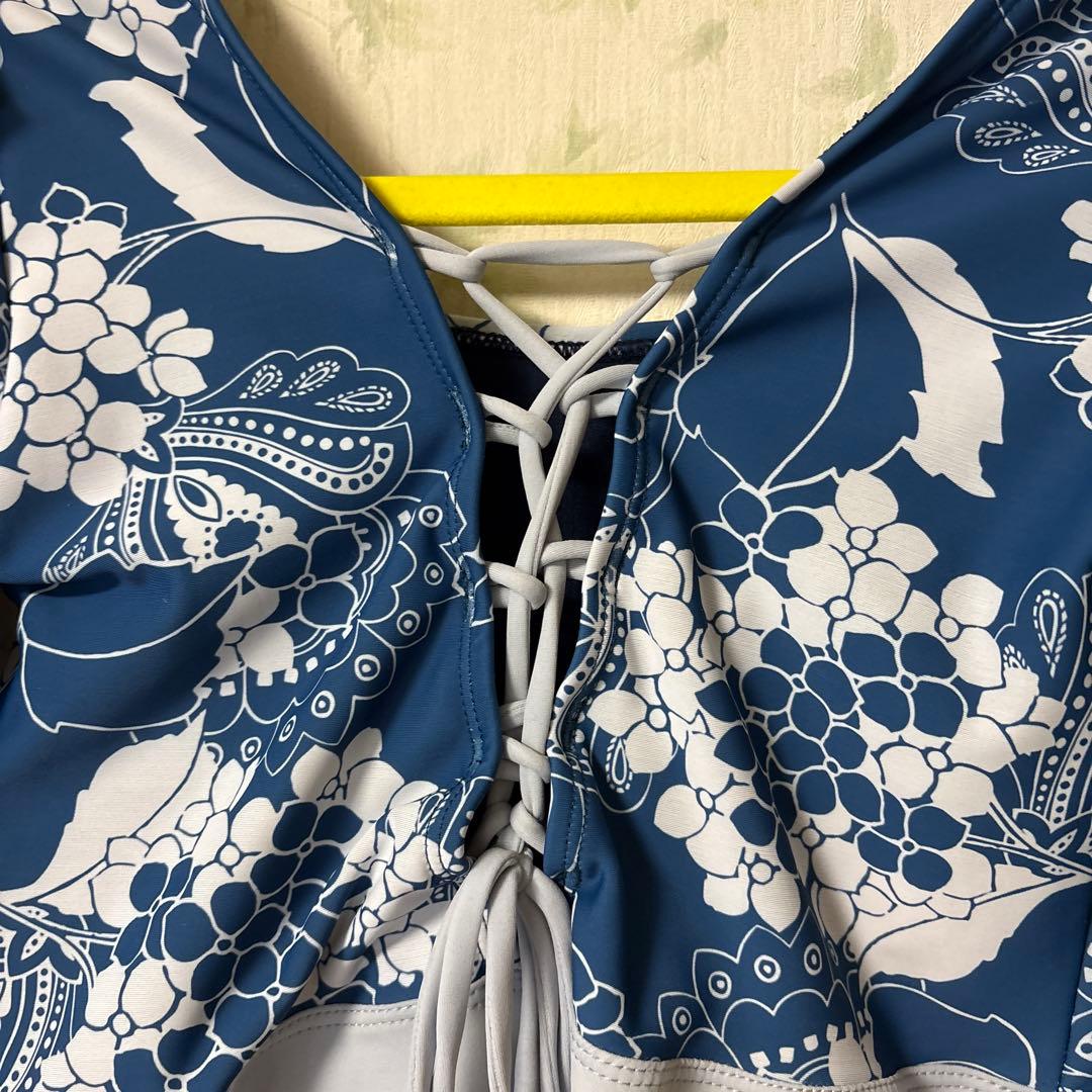 エコビッチビーチスタイル ラッシュ素材ワンピース