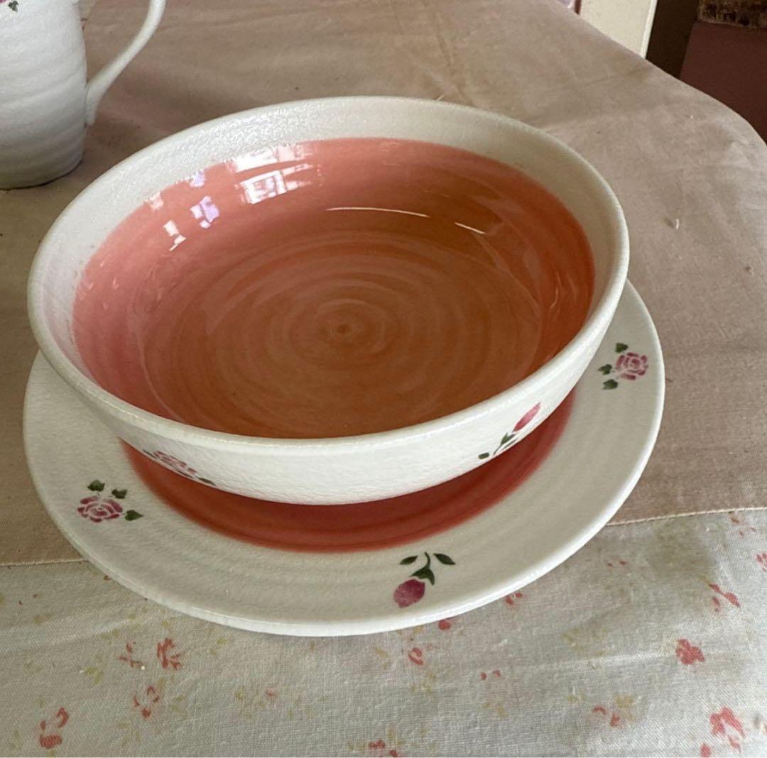 マニーローズツートンローズ ラ・プティ・ロザリエ 花柄陶器食器セット