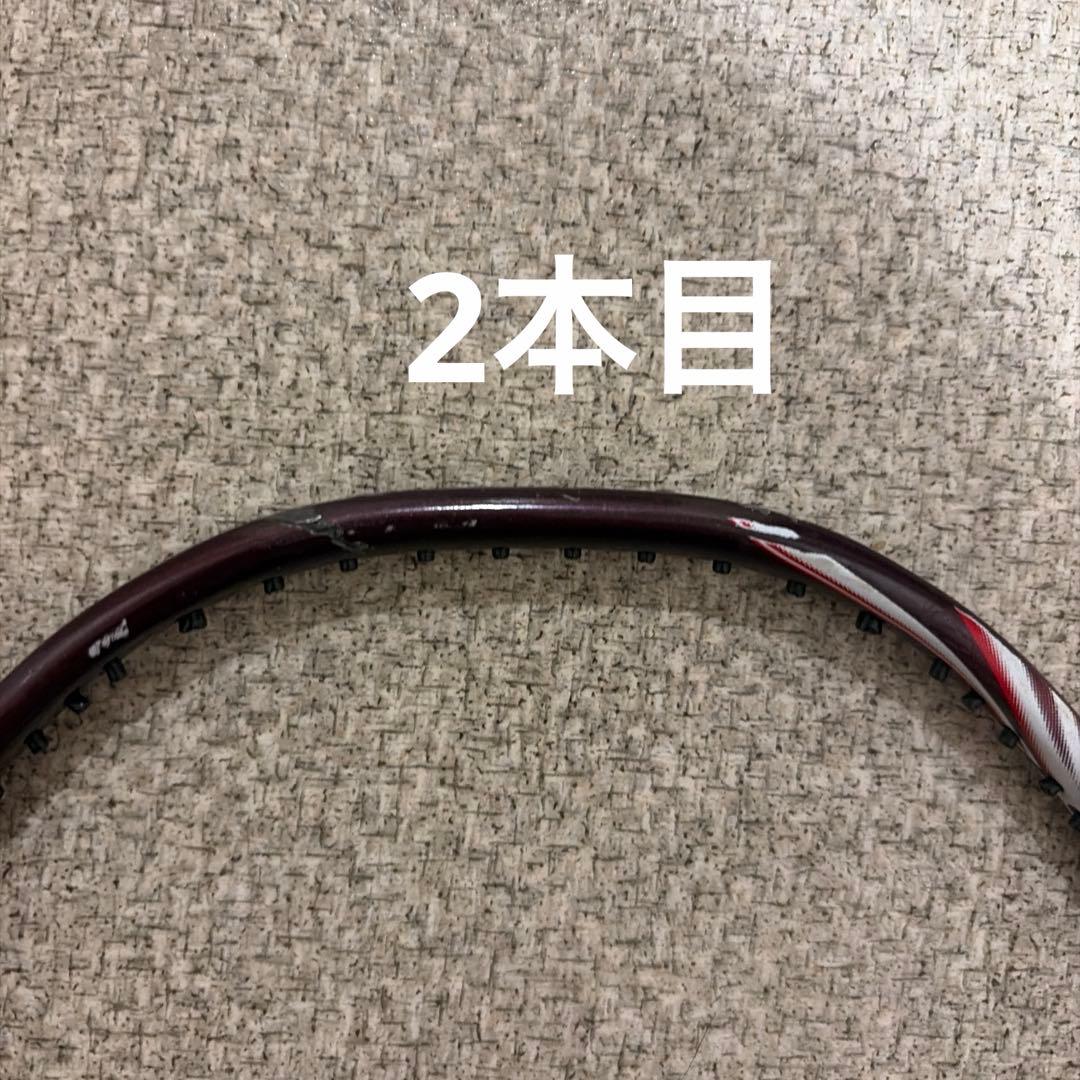 (ジャンク品）YONEXバドミントンラケット4本セット