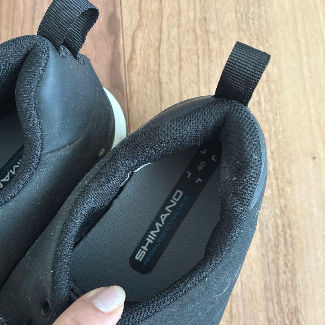SHIMANO ビンディングシューズ サイズ40 ブラック