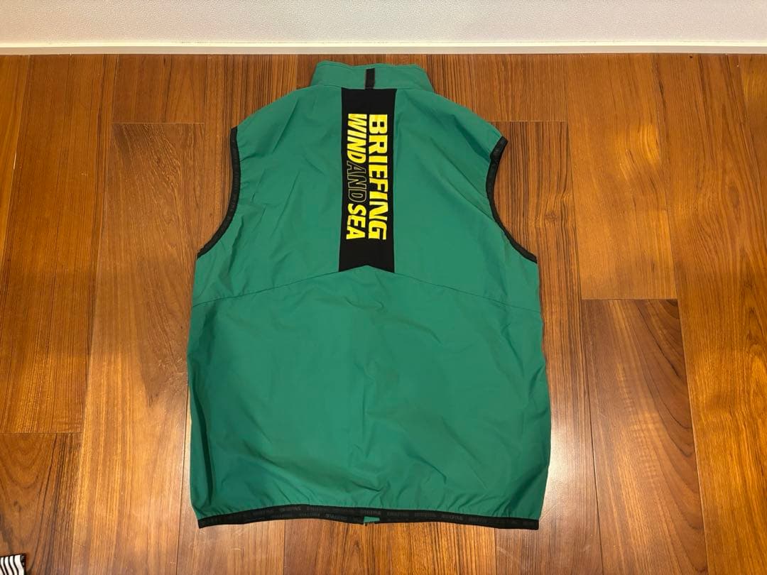 BRIEFING×WIND AND SEA ベスト緑 XL ブリーフィン