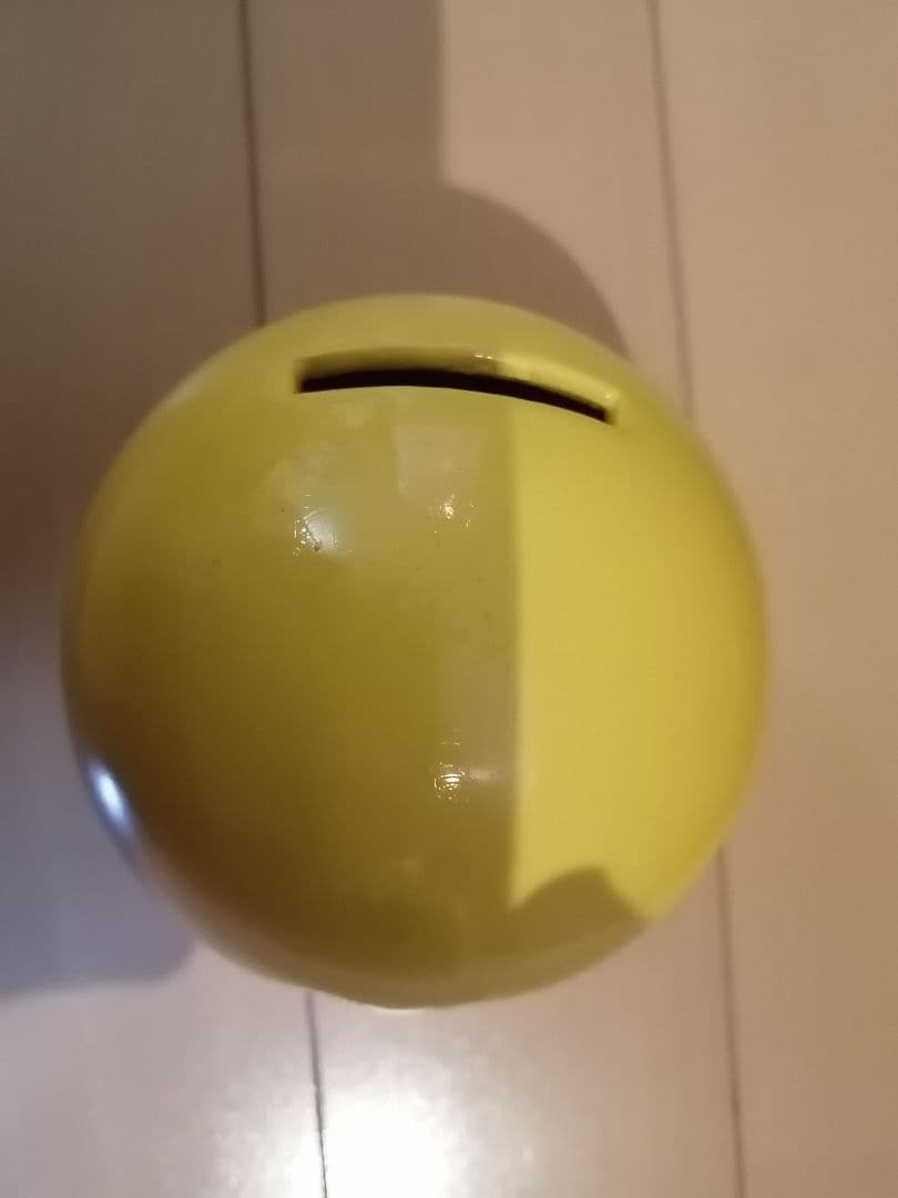 激レア レトロ 当時品 スマイル 陶器 貯金箱 バンク Smile
