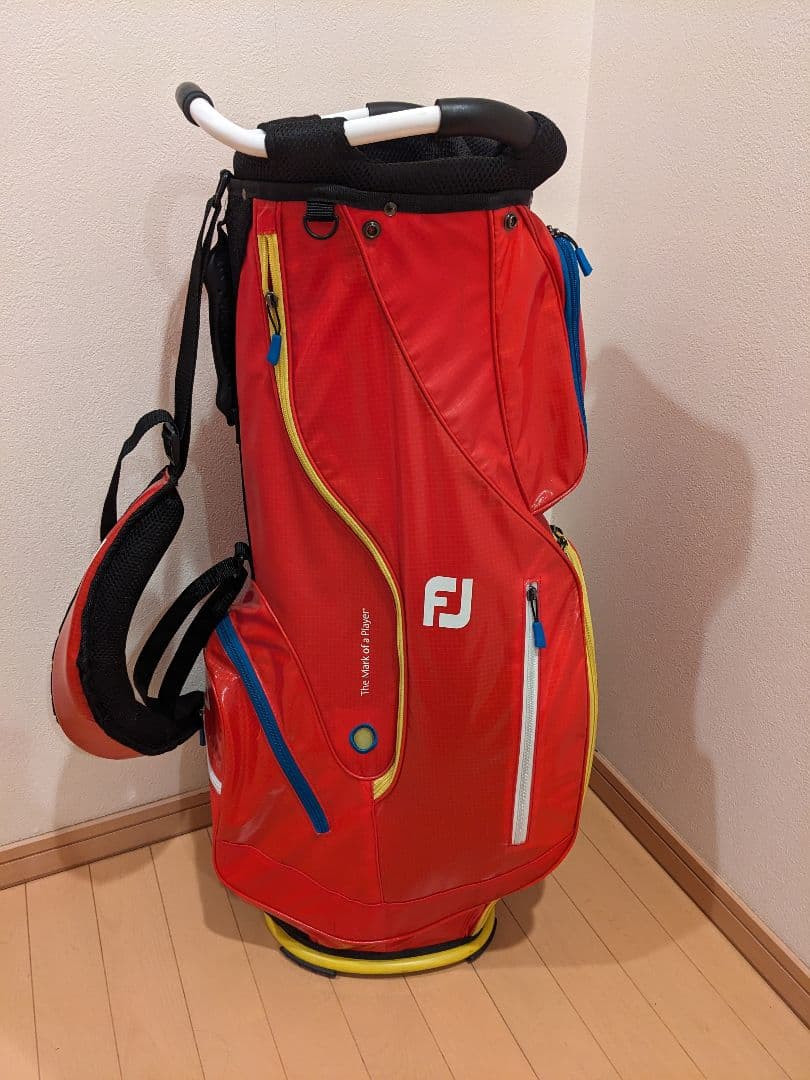 FootJoy フットジョイ キャディバッグ FJ レッド ゴルフバッグ
