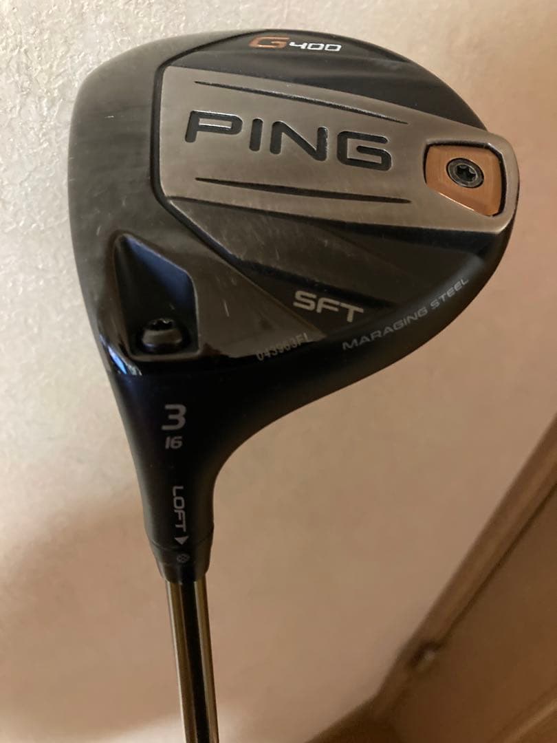 ピンG400レフティフェアウェイウッド3番SFT16度