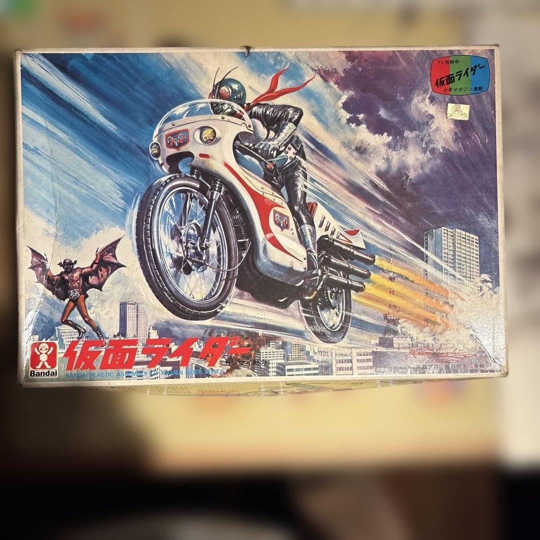 昭和レトロ バンダイ プラモデル 仮面ライダー 空箱のみ 当時物 特撮ヒーロー