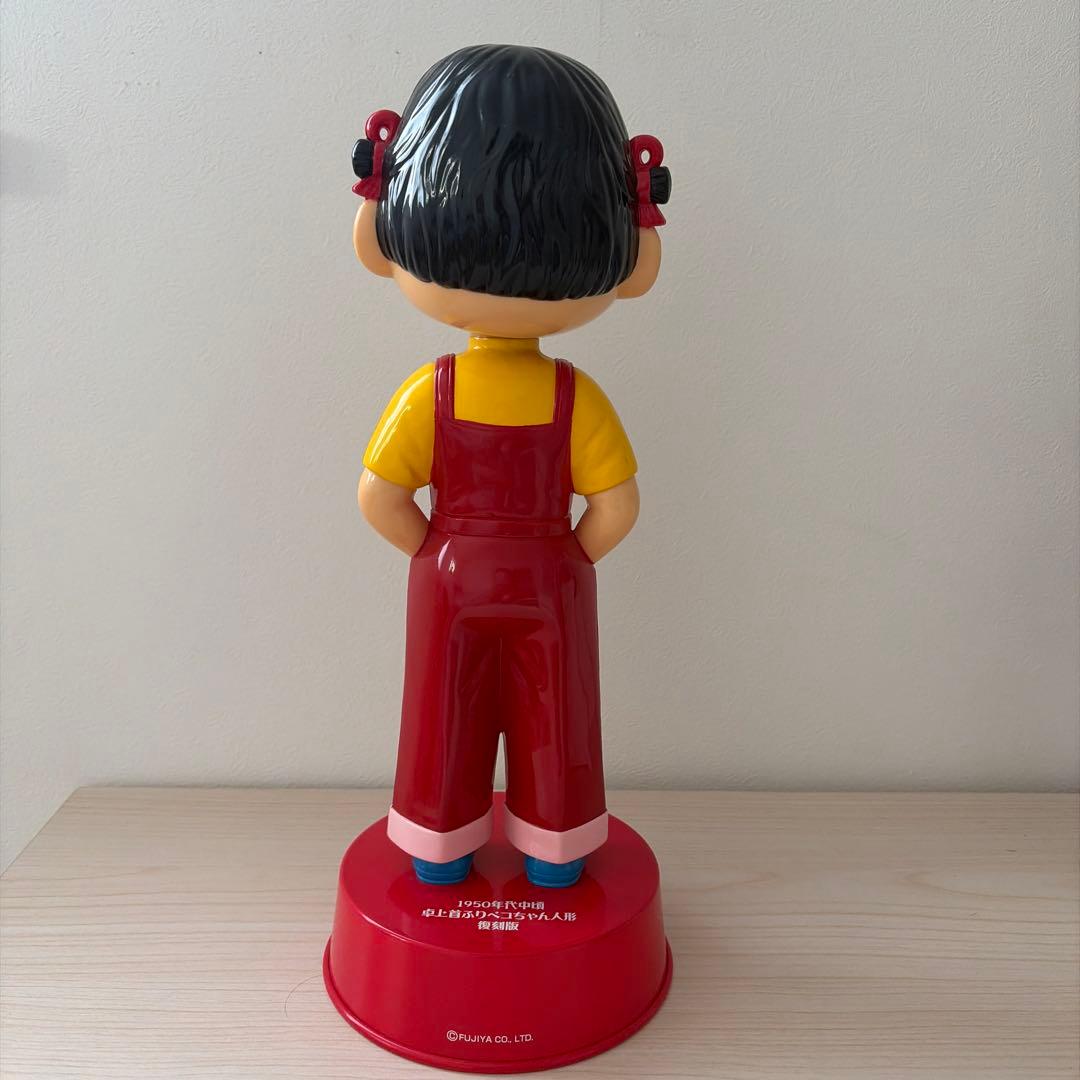 【非売品】【最終値下げ】不二家1950年代卓上首振りペコちゃん人形復刻版希少レア