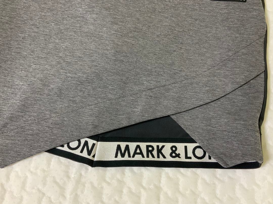 MARK & LONA アシンメトリックスカート グレー