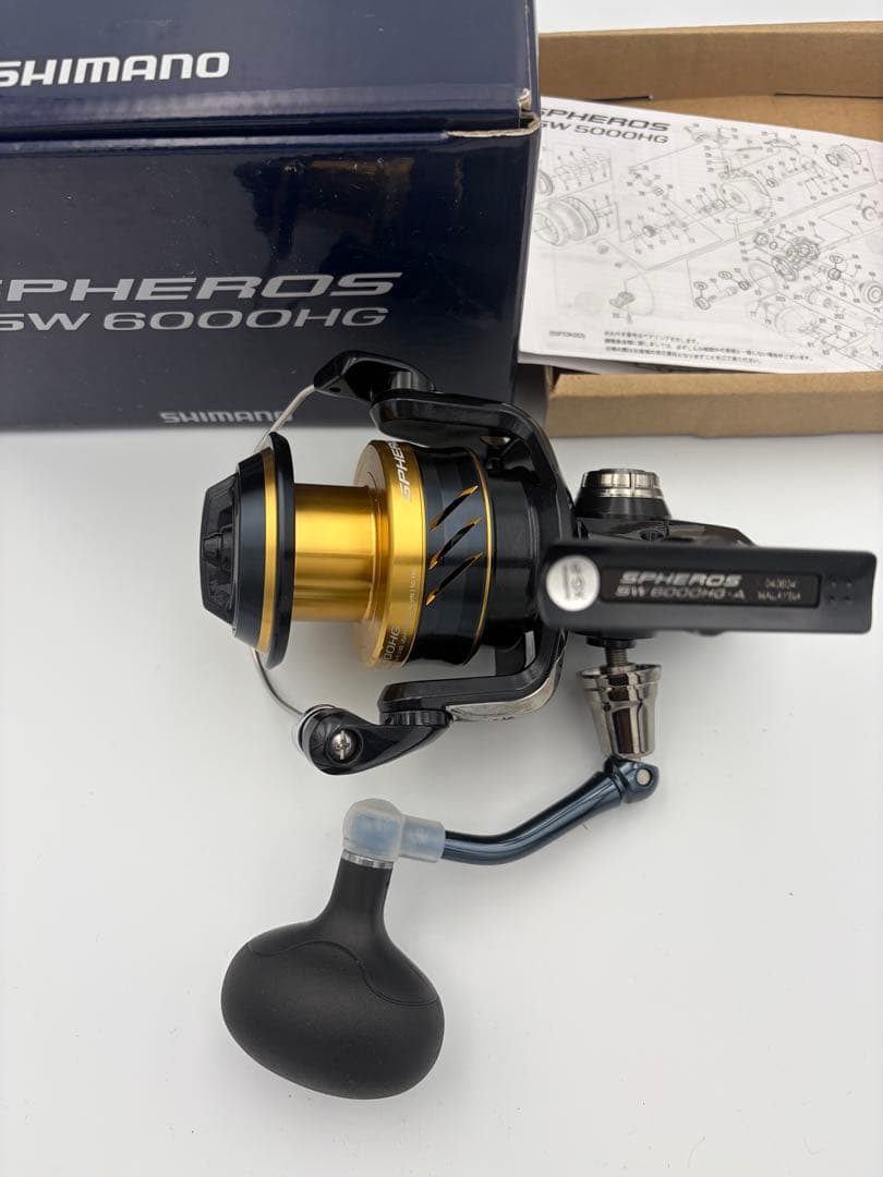 SHIMANO SPHEROS SW6000HG スピニングリール　未使用