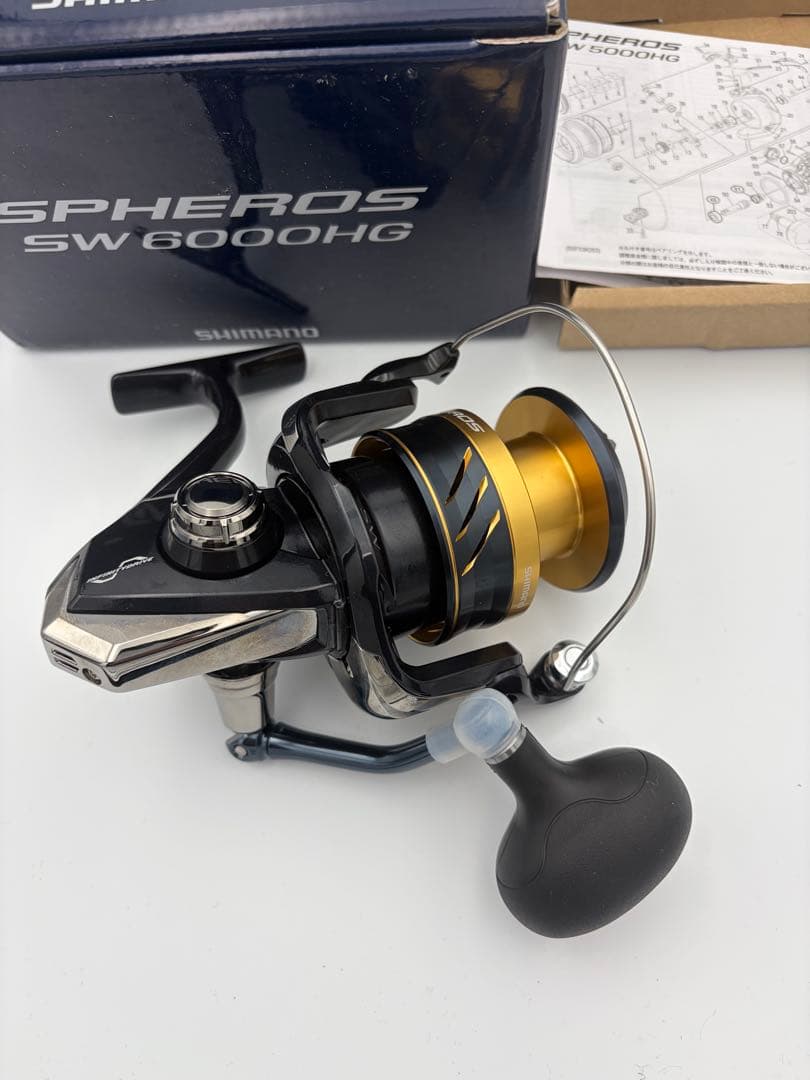 SHIMANO SPHEROS SW6000HG スピニングリール　未使用