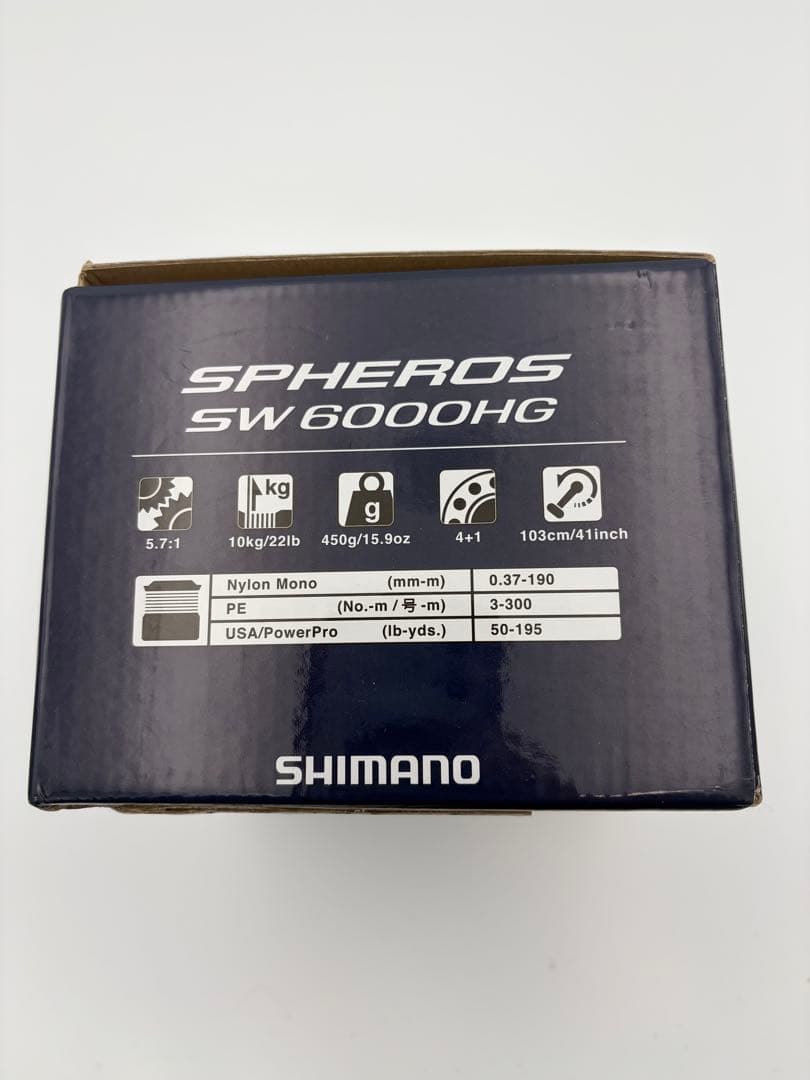 SHIMANO SPHEROS SW6000HG スピニングリール　未使用