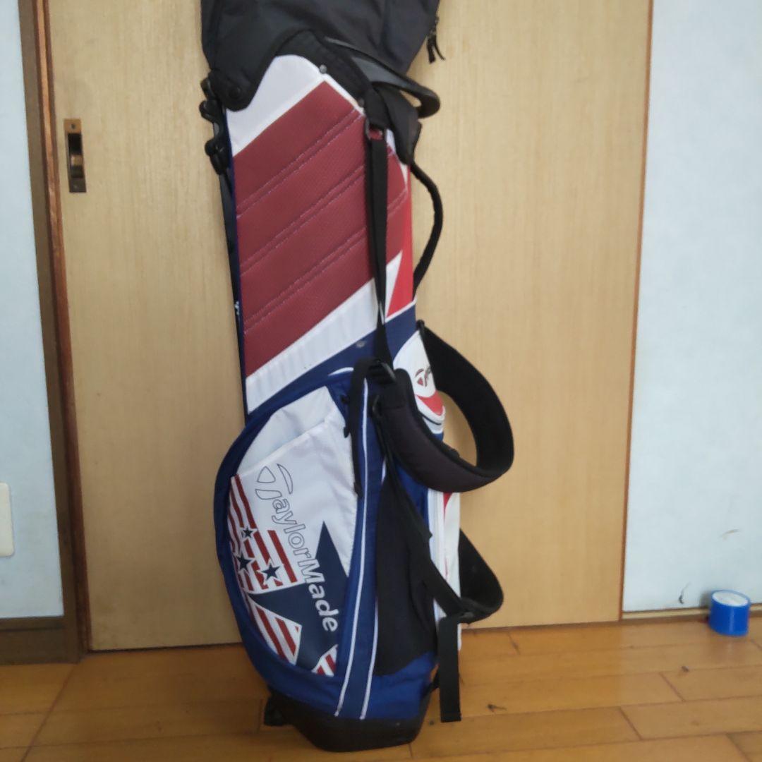 TaylorMade キャディバッグ 赤・白・青 トリコロールカラー