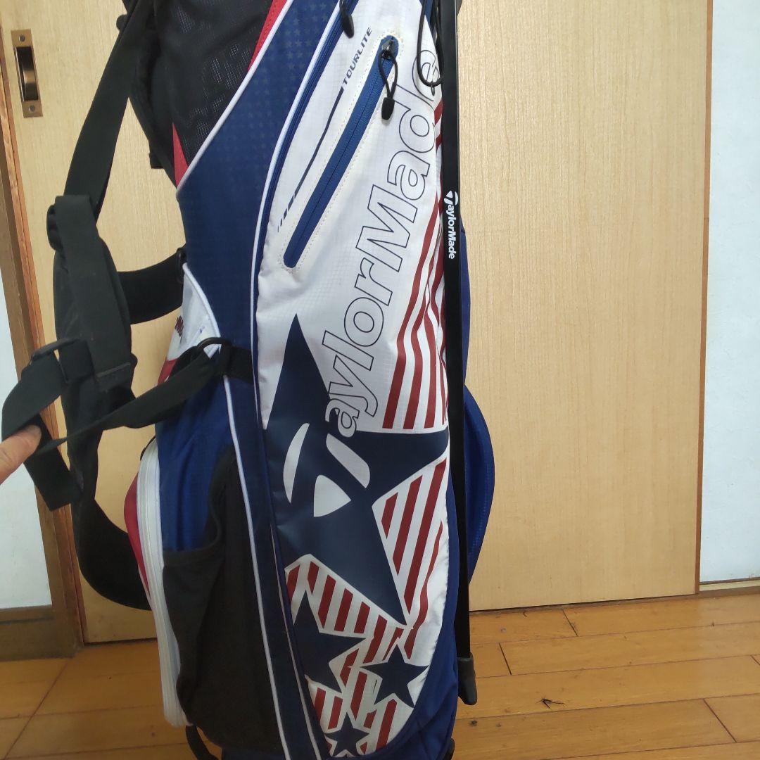 TaylorMade キャディバッグ 赤・白・青 トリコロールカラー