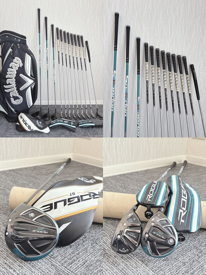 超豪華❗️キャロウェイ/ROGUE X HOT 初心者 メンズ ゴルフクラブセット
