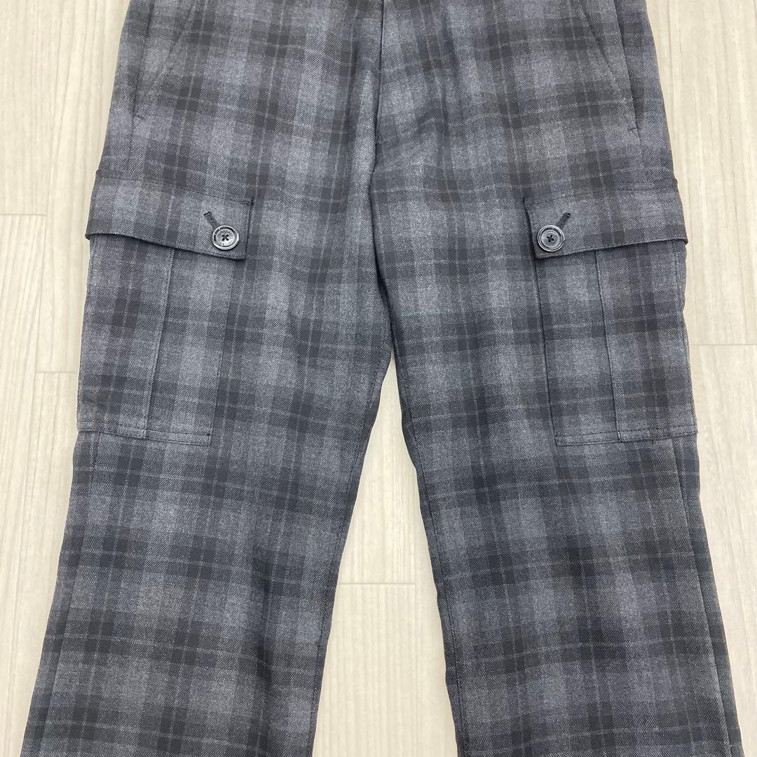 ☆ BURBERRY BLACK LABEL チェック柄 カーゴパンツ 70