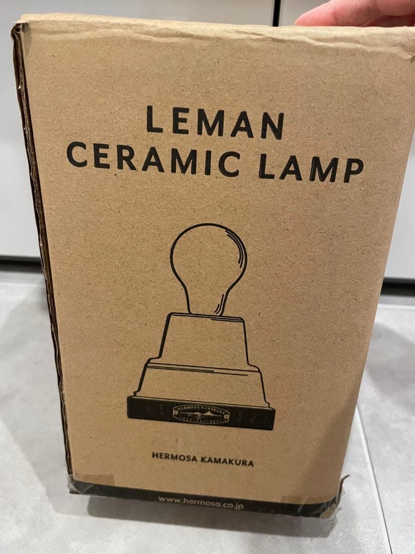 新品　LEMAN CERAMIC LAMP HERMOSA KAMAKURA