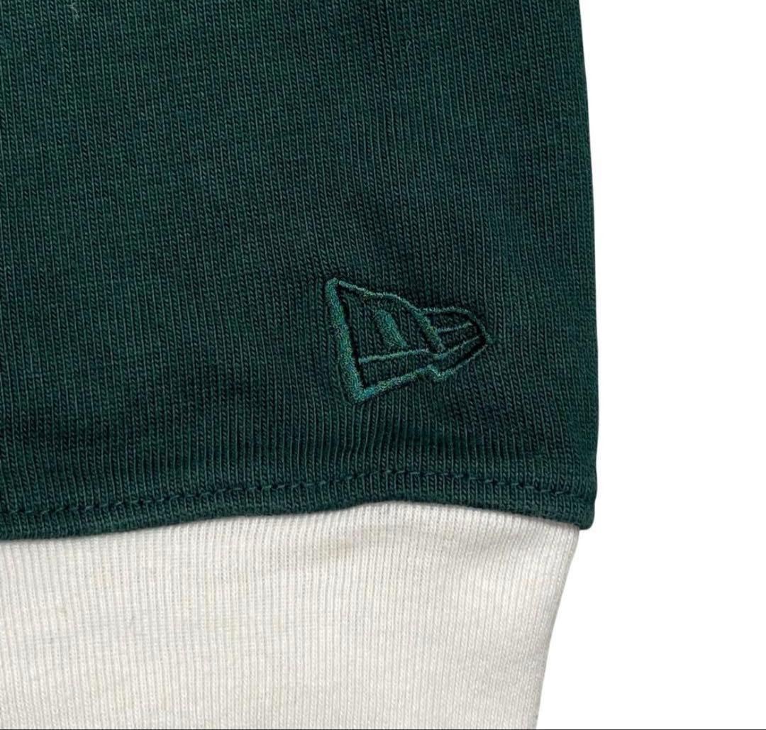 NEW ERA ニューエラ 長袖 襟付き シャツ XL グリーン ゴルフ メンズ