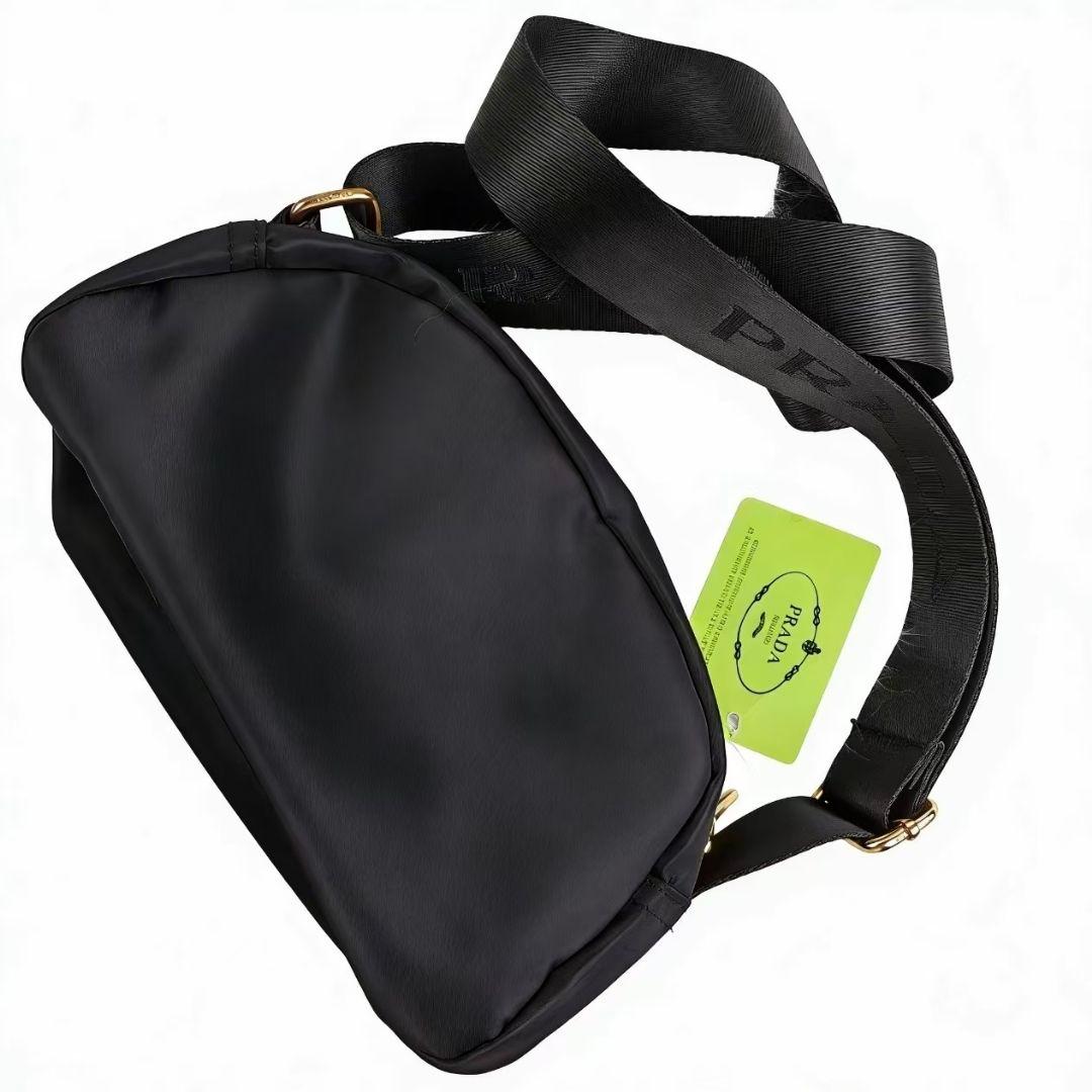 PRADA ノベルティ ブラック ショルダーバック ナイロン p1r