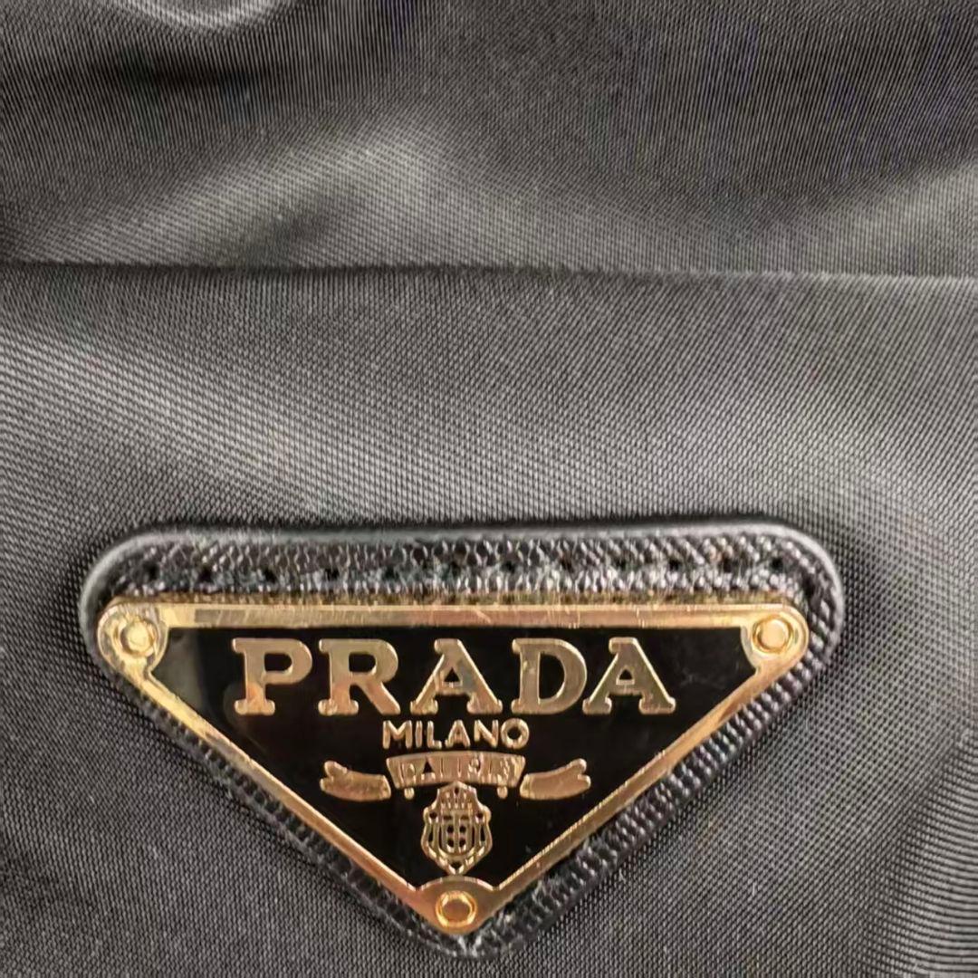 PRADA ノベルティ ブラック ショルダーバック ナイロン p1r