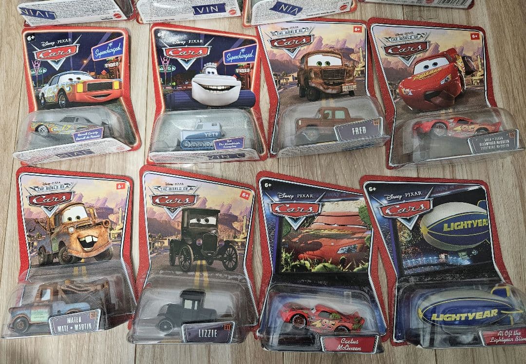 マテル ディズニーピクサーカーズ　キャラクターカー　21台セット　まとめ売り