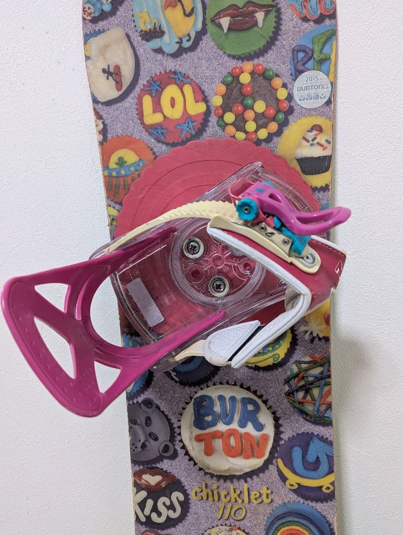 BURTON chicklet 110cm 2015model 板×ブーツ