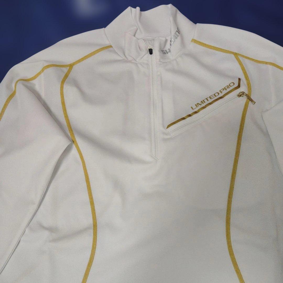 シマノ　LIMITED PRO　ハーフジップ　　長袖シャツ　Мサイズ 　未使用品