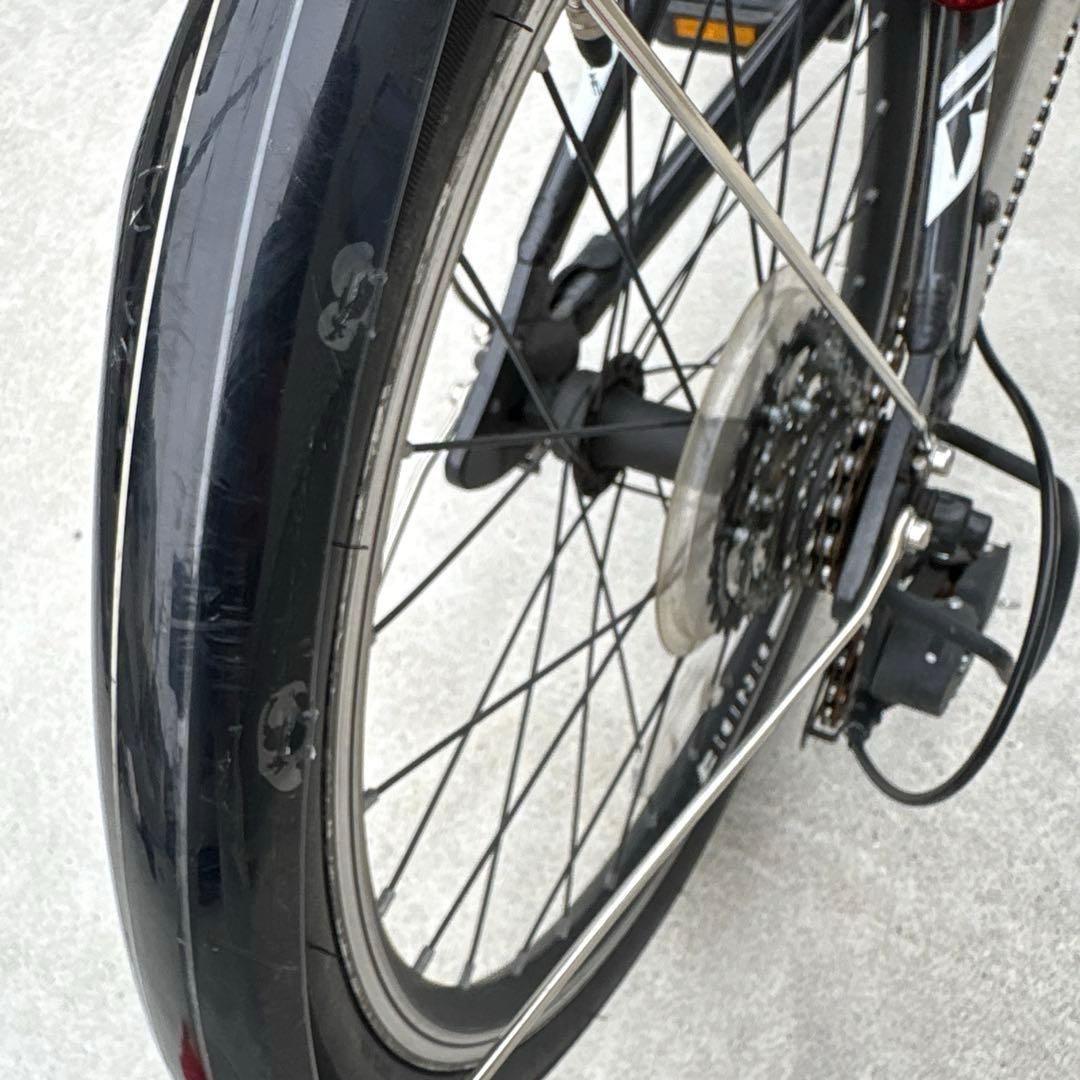 【大阪引き取り限定】asahi 22インチ 子供用自転車 前カゴ付き 黒