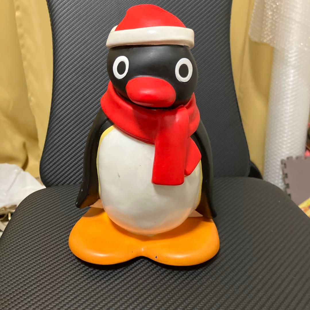 【希少】ピングー 特大ソフビフィギュア クリスマス サンタVer. バンプレスト