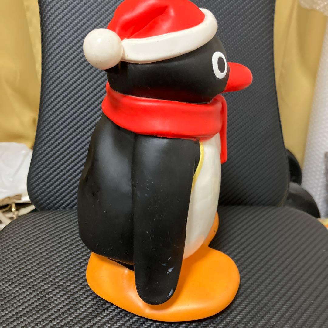 【希少】ピングー 特大ソフビフィギュア クリスマス サンタVer. バンプレスト