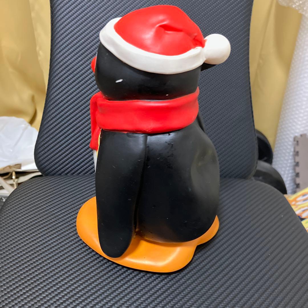 【希少】ピングー 特大ソフビフィギュア クリスマス サンタVer. バンプレスト