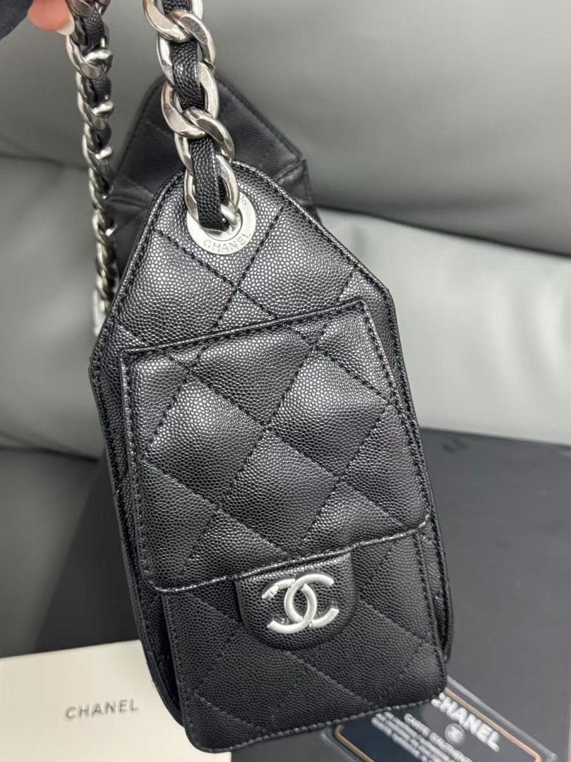 高級感 25bag miniブラック ショルダーバッグ