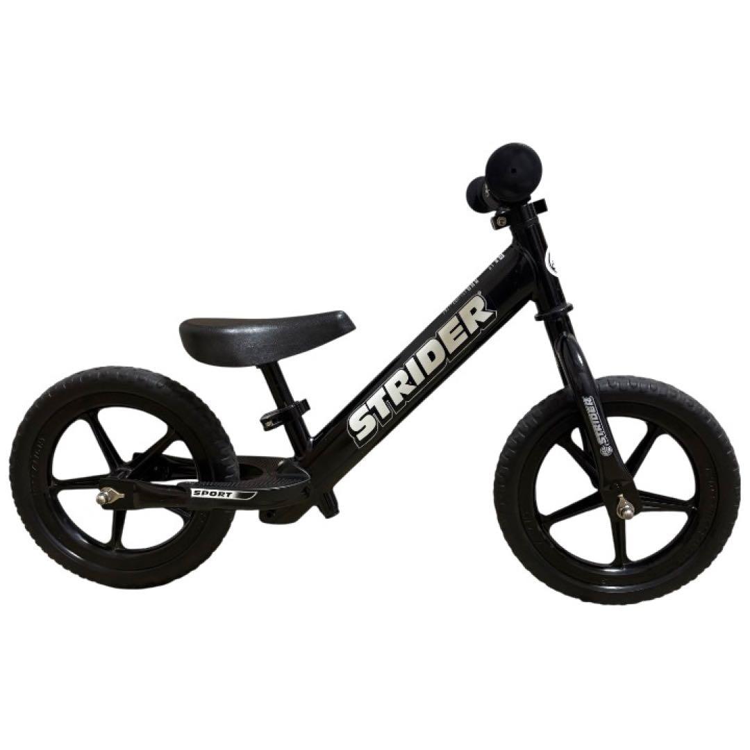 極美品 ストライダー STRIDER 12 スポーツ ブラック バランスバイク