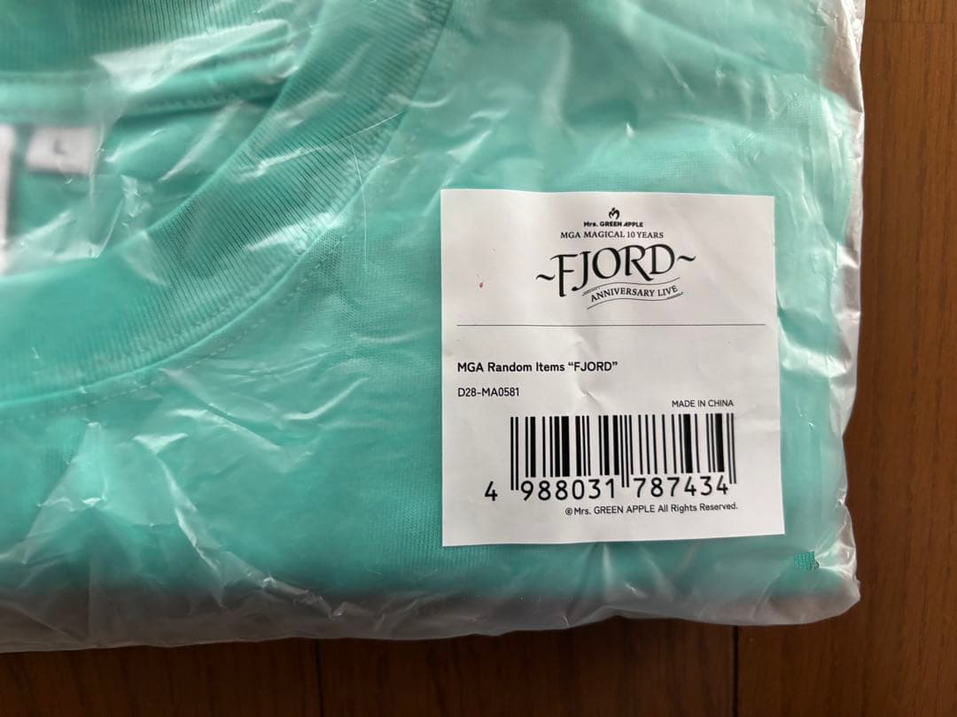 Mrs.GREEN APPLE FJORDガチャ 当たり Tシャツ Lサイズ