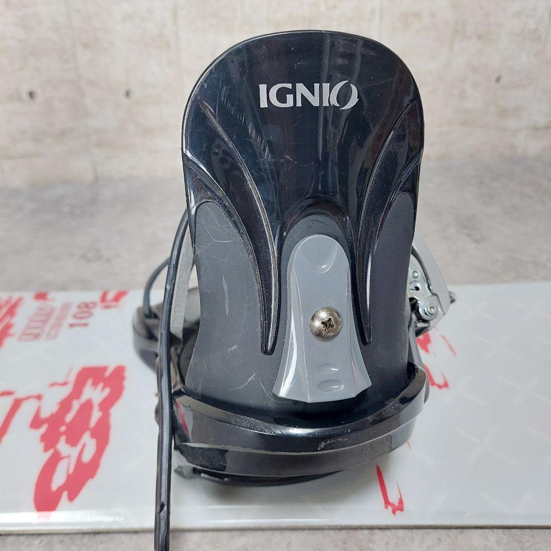 キッズ スノーボード IGNIO GRV TEAM 108 ビンディング セット