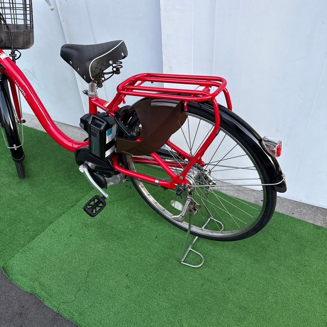 YAMAHAヤマハ電動アシスト自転車26インチ 12.3Ah レッド