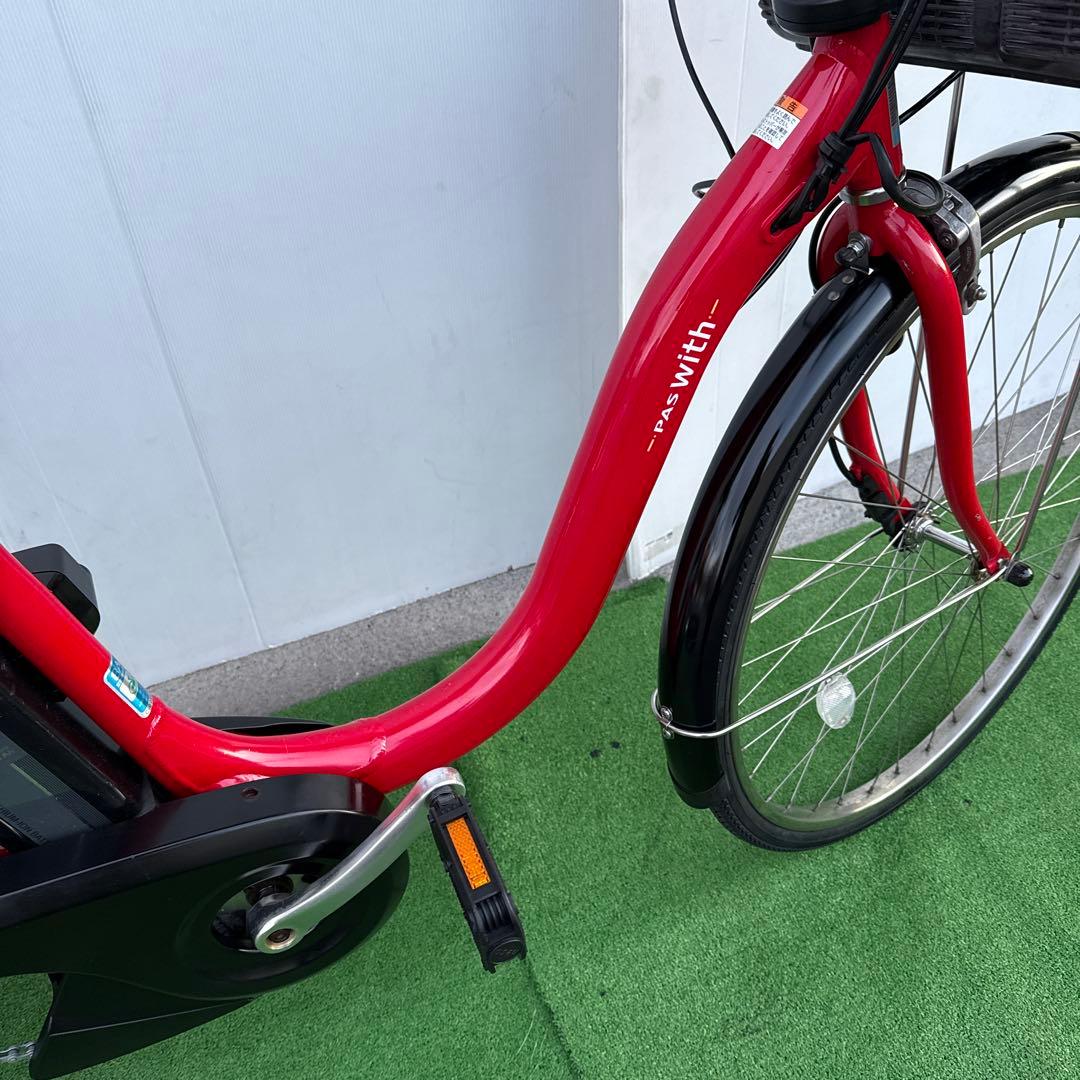 YAMAHAヤマハ電動アシスト自転車26インチ 12.3Ah レッド