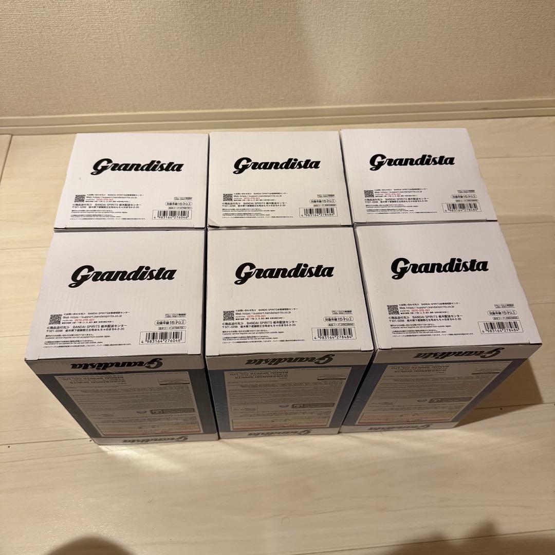 【限定カラー入】ロックマン Grandista フィギュア 6体まとめ売り