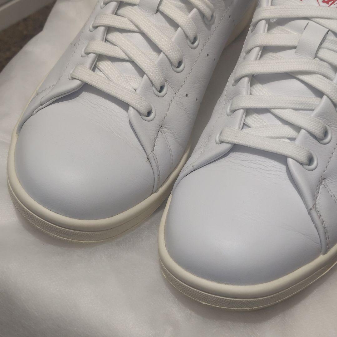 【美品】adidas stansmith レザー スパイクレス ゴルフシューズ