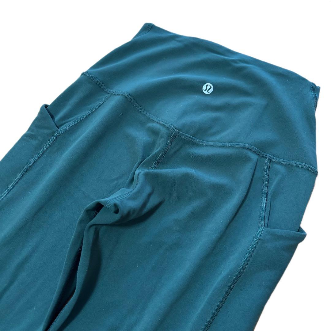 lululemon ルルレモン レギンス ヨガパンツ サイズ4 ダークグリーン