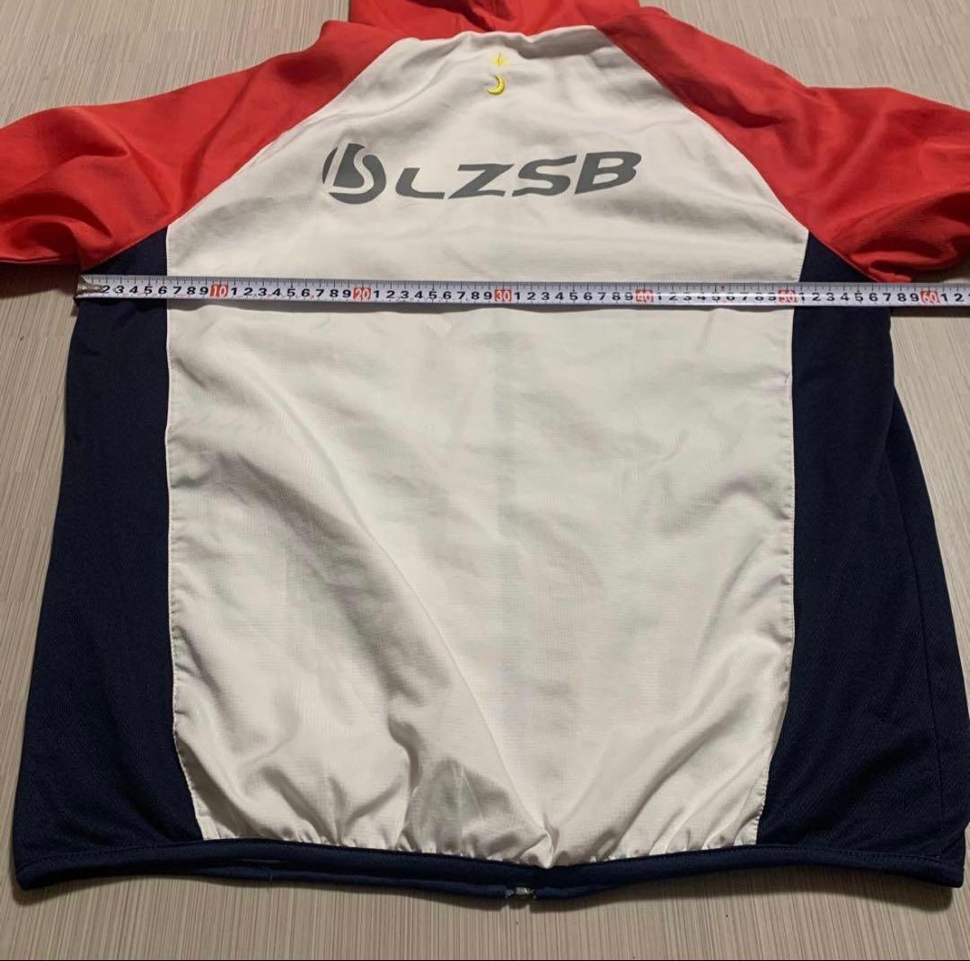 パーカー　アウター　ジャンバー　ピステ　Luz LS フード付きジャケット 赤白