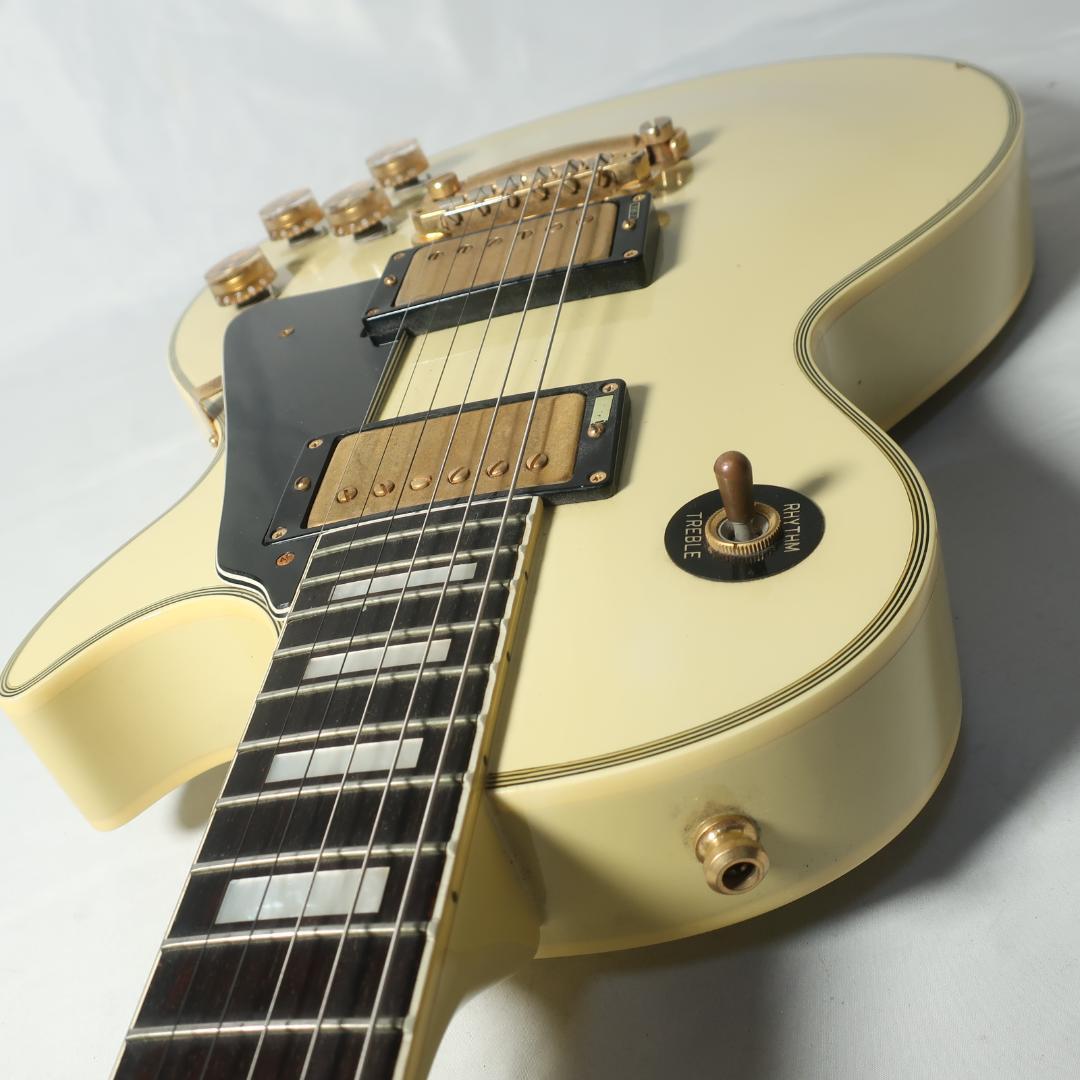 Burny レスポールカスタム エレキギター ケース付 フレットバインディング