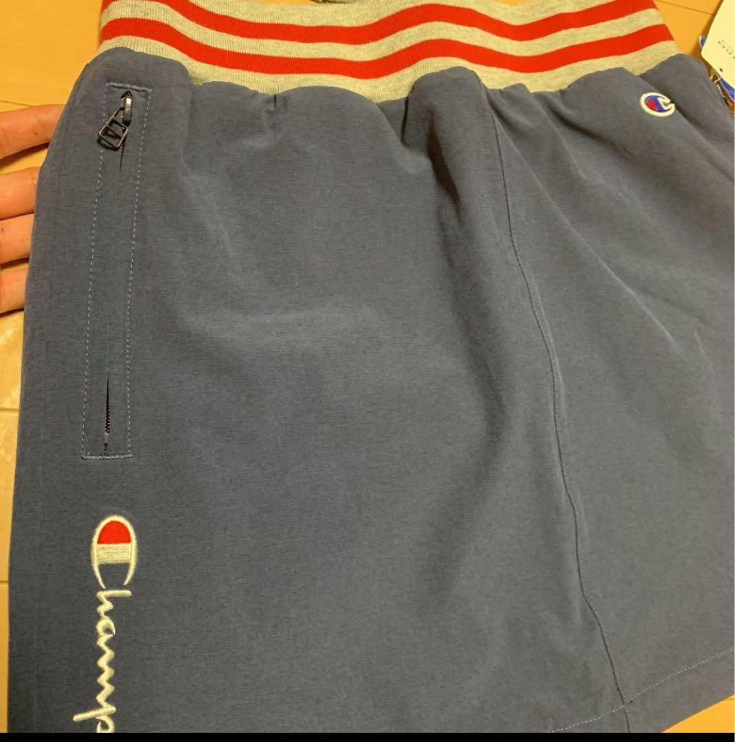 新品M チャンピオンGOLF 上下セット❤️ モックネックシャツ&中綿スカート
