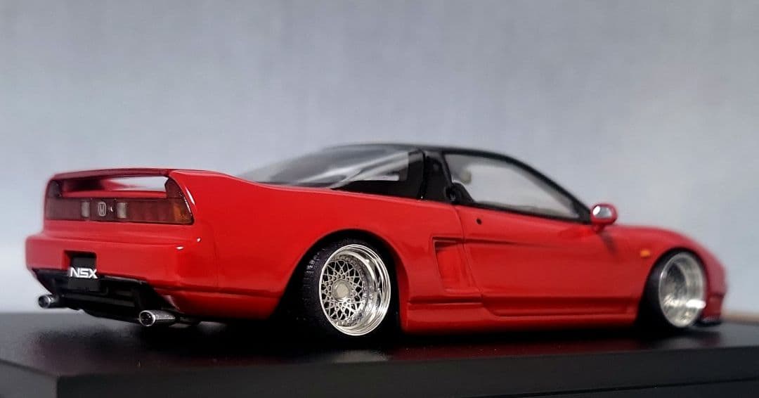 1/43　ホンダ　NSX改　1990　BBS-RS　アルミ製　深リム　国産名車
