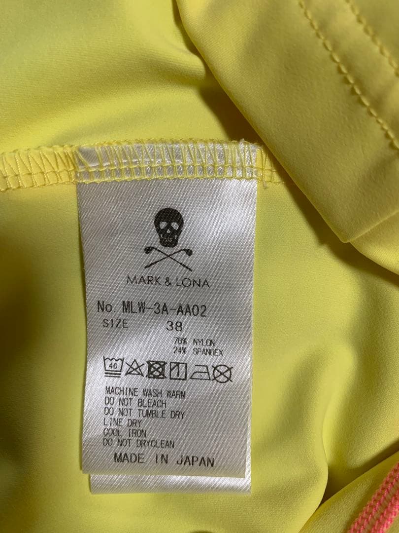 美品マークアンドロナレディースモックネックシャツMサイズ