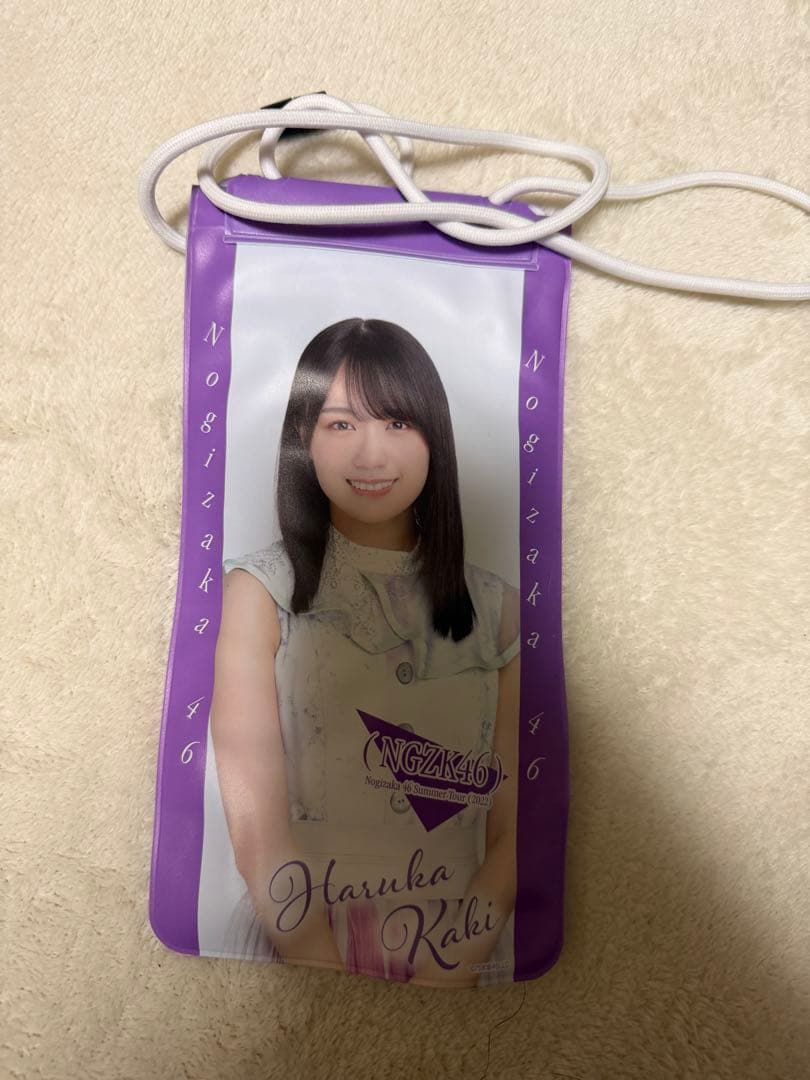 乃木坂46 賀喜遥香　タオル　チケット入れ　スマホケース
