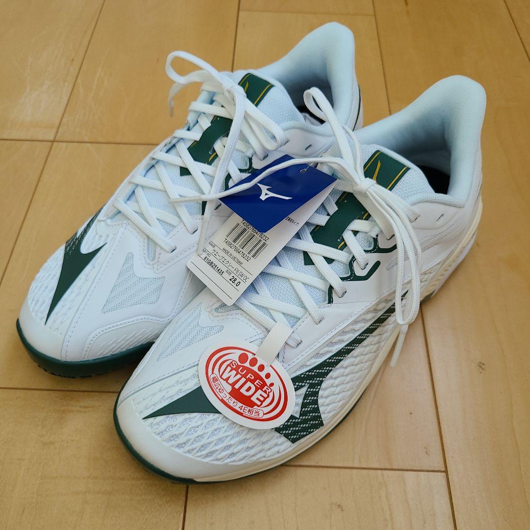 【新品未使用】Mizuno テニスシューズ 28.0cm スーパーワイド