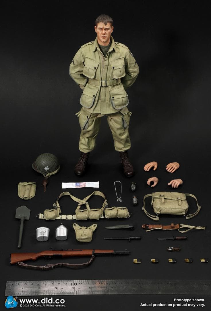 アメリカ陸軍 第101空挺師団 ライアン一等兵 1/6アクションフィギュア