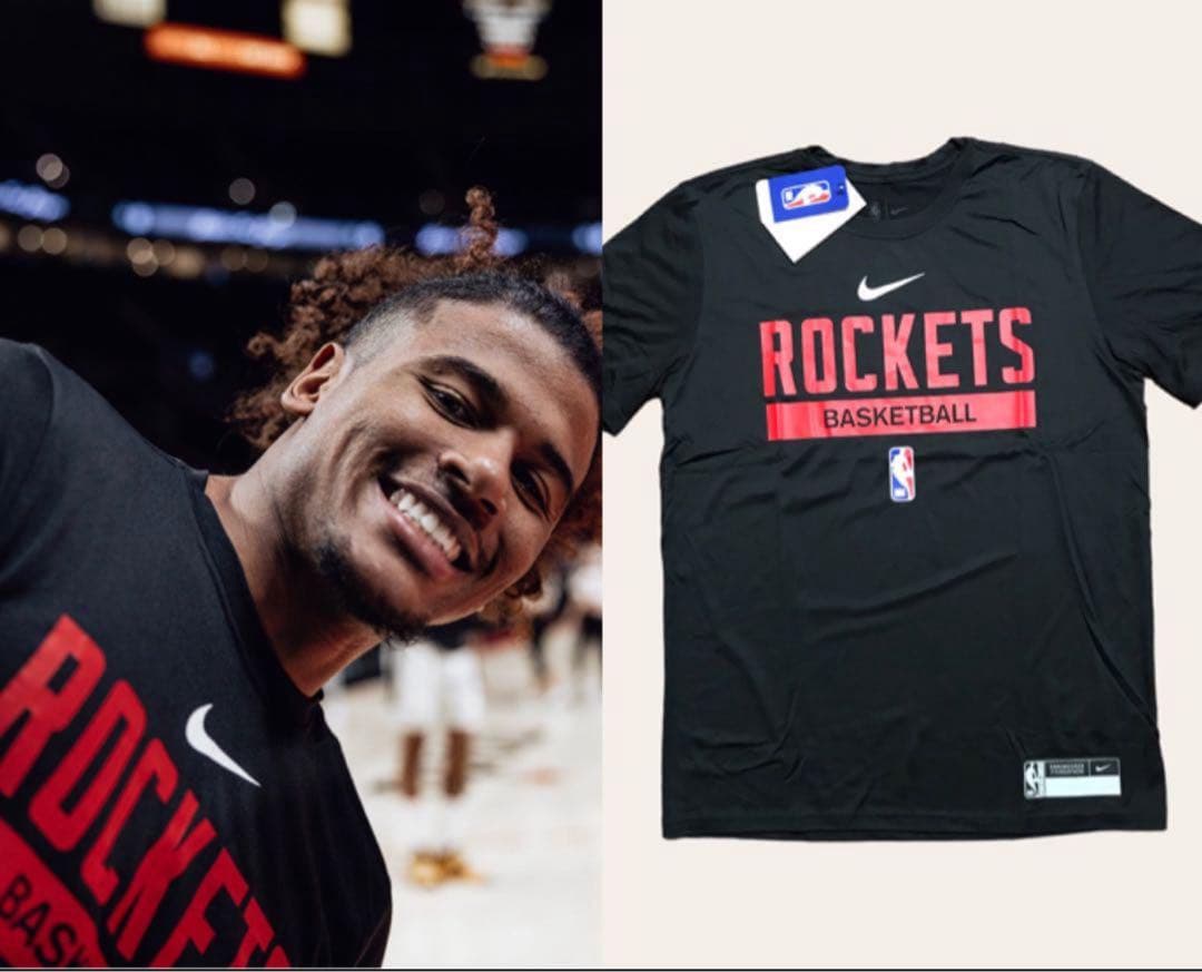 ラスト1点 NBA Rockets Nike PracticeTシャツ Lサイズ