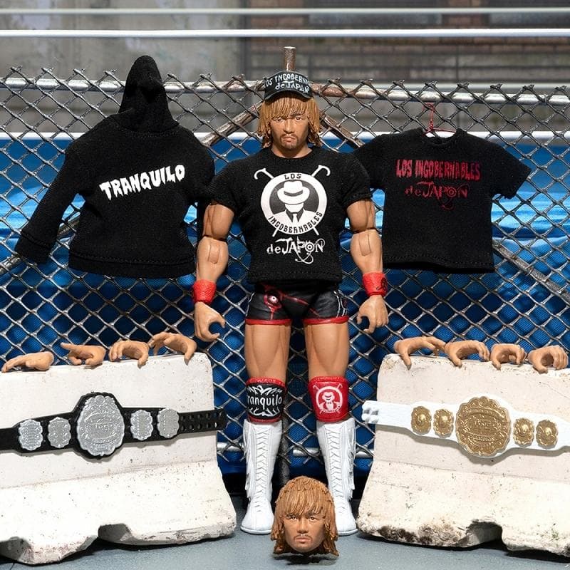【新品】スーパー7 アルティメイト 内藤哲也 新日本プロレス フィギュア 豆魚雷